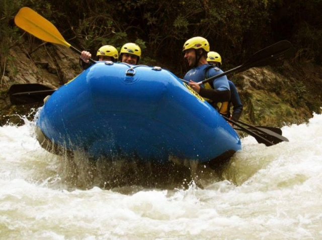 en el rio